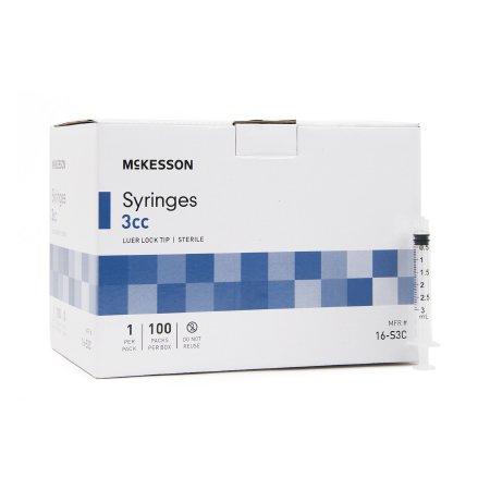 McKesson 3cc Luer Lock Sterile .5ml Syringe
