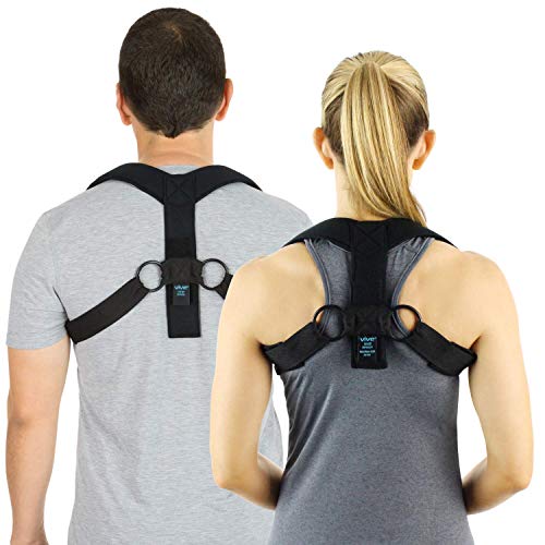 Vive Posture Corrector Brace for Men and Women | Trains Muscles ...