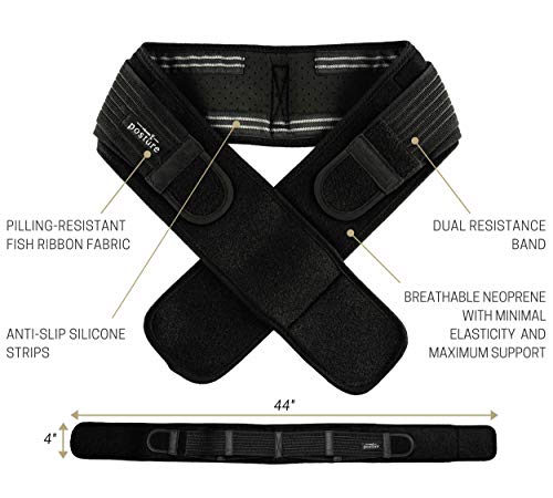 Vriksasana Sacroiliac Hip Belt for Women and Men That Alleviate Sciatic,  Pelvic, Lower Back and Leg Pain, Stabilize SI Joint | Trochanter Belt 