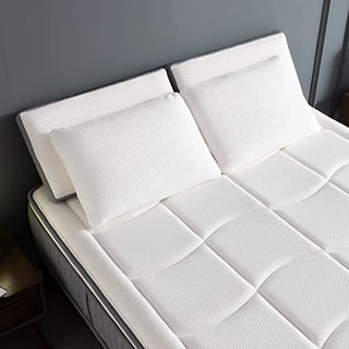 2-inch Gel Memory Foam Mattress Topper with Waterproof Mattress