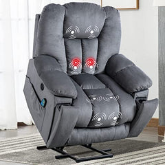 Gray Reclining Lift Chair - Canmov - Wasatch Medical Supply