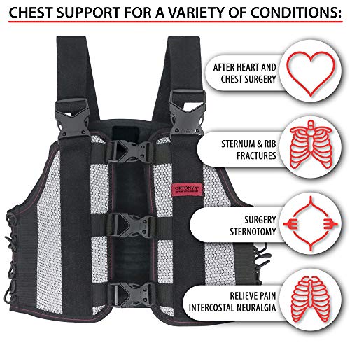 ORTONYX Sternum and Thorax Support Chest Brace / ACHB5255-M – Wasatch  Medical Supply