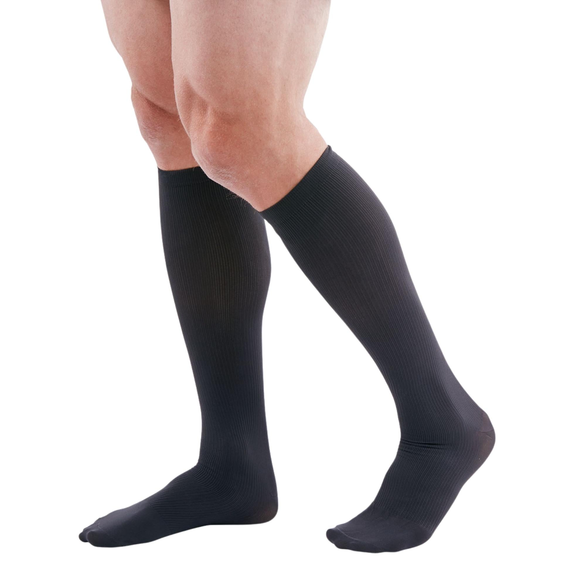mediven for men classic 8-15 mmHg Calf High Closed Toe Compression Stockings
