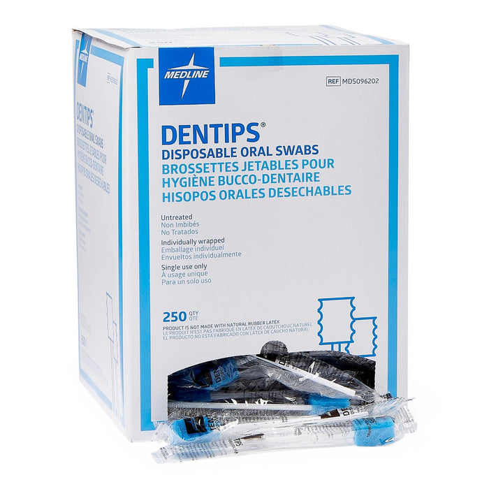 250 Each-Box / Blue / Untreated Nursing Supplies & Patient Care - MEDLINE - Wasatch Medical Supply