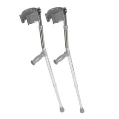 2 Each-Pair / 4'2" - 5'2" / Forearm Patient Safety & Mobility - MEDLINE - Wasatch Medical Supply