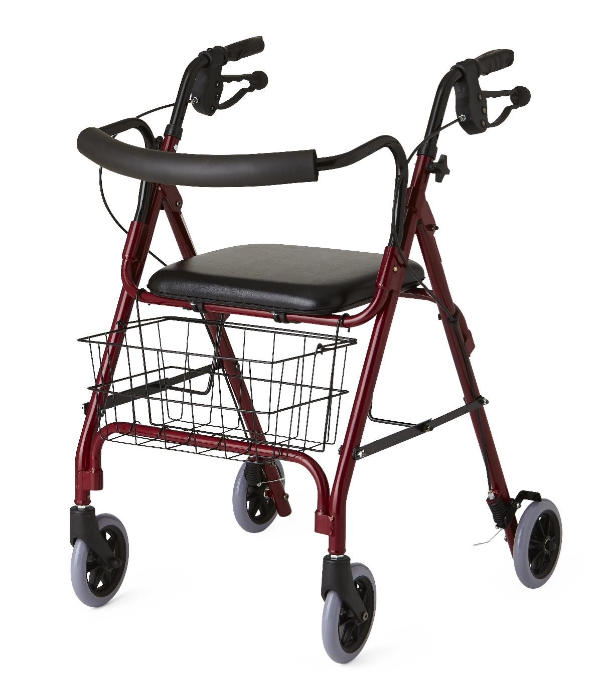1 Each-Case / Burgundy / 6.000 IN Patient Safety & Mobility - MEDLINE - Wasatch Medical Supply