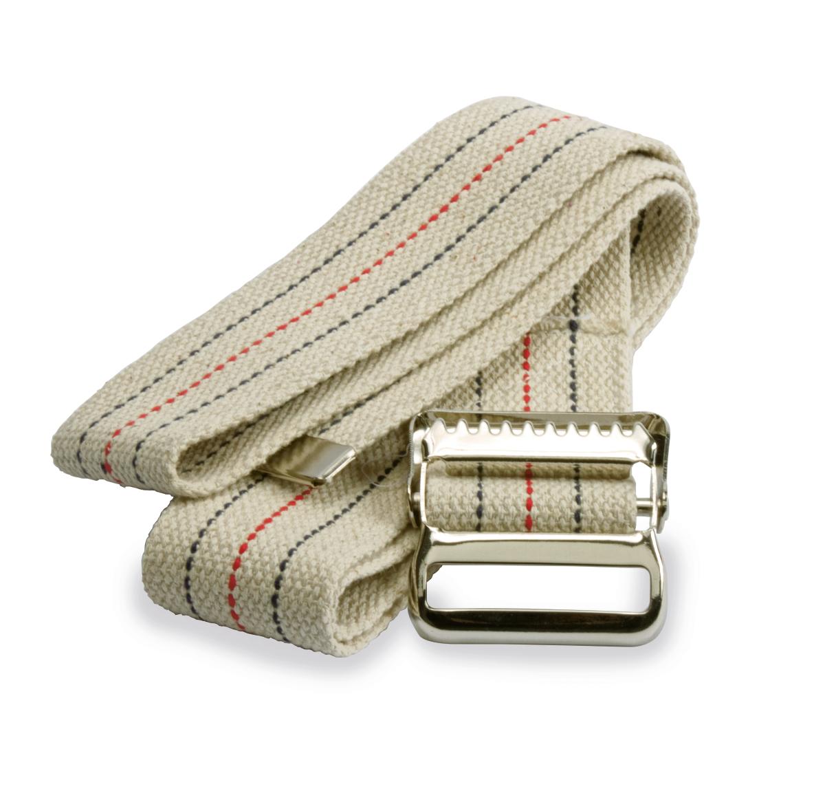 1 Each-Each / Beige with Stripes / Metal Buckle Patient Safety & Mobility - MEDLINE - Wasatch Medical Supply