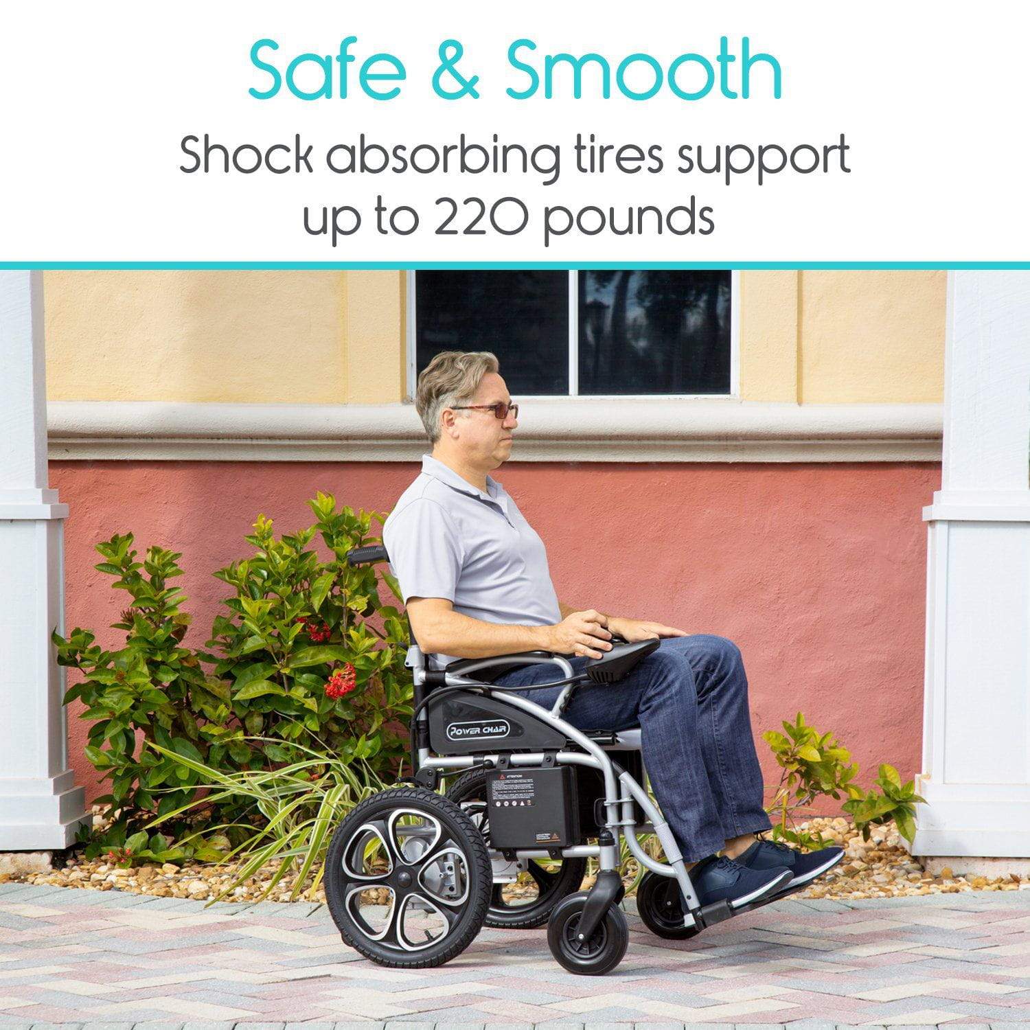 Compact Electric Wheelchair - Vive - Wasatch Medical Supply