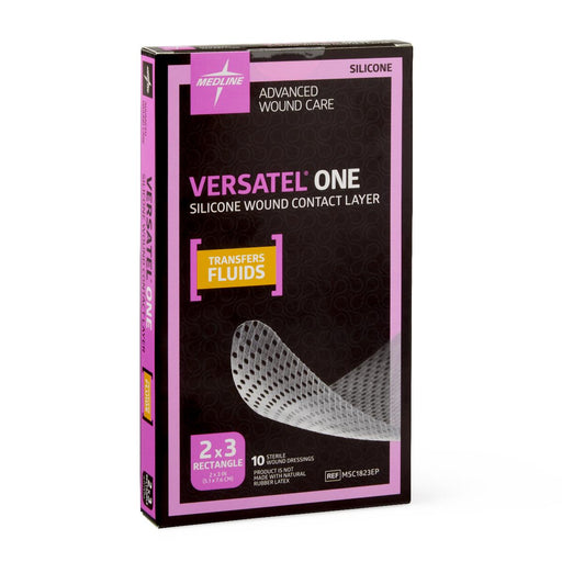 50 Each-Case / Max: 7 Day: Check Drainage / Non-Adherent Silicone Contact Wound Care - MEDLINE - Wasatch Medical Supply