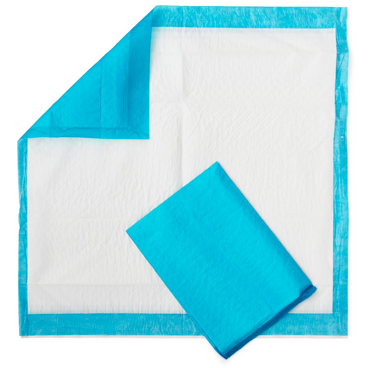 100 Each-Case / Teal / 30" X 30" Incontinence - MEDLINE - Wasatch Medical Supply