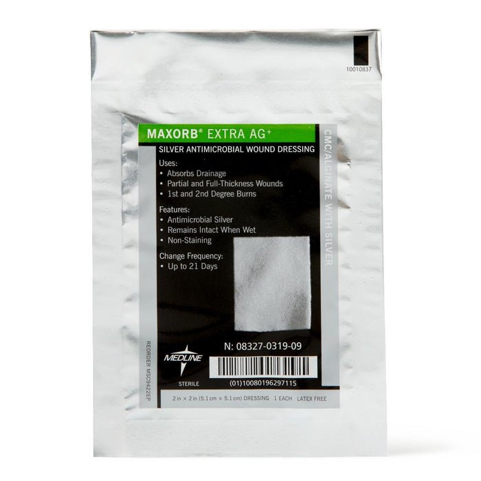 1 Each-Each / Max: 21 Days: Check Drainage / Silver Calcium Alginate Wound Care - MEDLINE - Wasatch Medical Supply