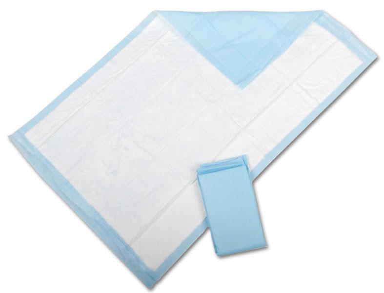 10 Each-Bag / Blue / 30" X 30" Incontinence - MEDLINE - Wasatch Medical Supply