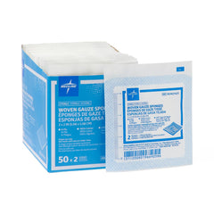 2X2 BOX OF 50 Gauze - MEDLINE - Wasatch Medical Supply
