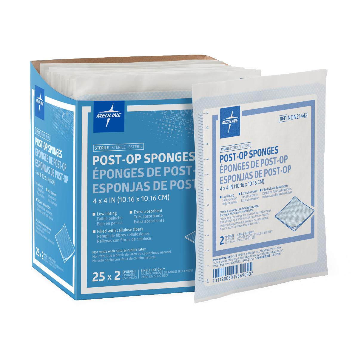 1200 Each-Case / 4.00000 IN / Cotton Wound Care - MEDLINE - Wasatch Medical Supply