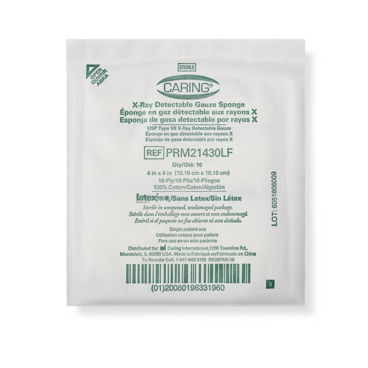 1350 Each-Case / Gauze Sponge / 4.00000 IN OR & Surgery Supplies - MEDLINE - Wasatch Medical Supply