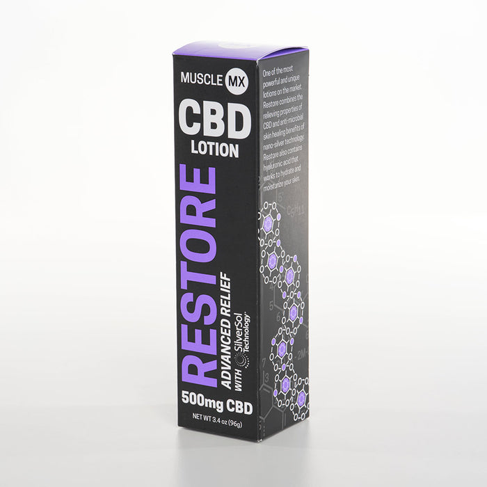 Muscle MX Restore CBD Lotion 500mg (3.4oz)