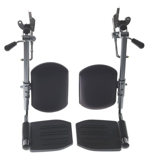 1 Pair-Pair / Steel / Wheelchair Legrests Patient Safety & Mobility - MEDLINE - Wasatch Medical Supply