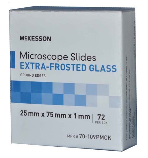 Lab & Scientific Supplies>Laboratory Glassware & Plasticware>Microscope Slides - McKesson - Wasatch Medical Supply