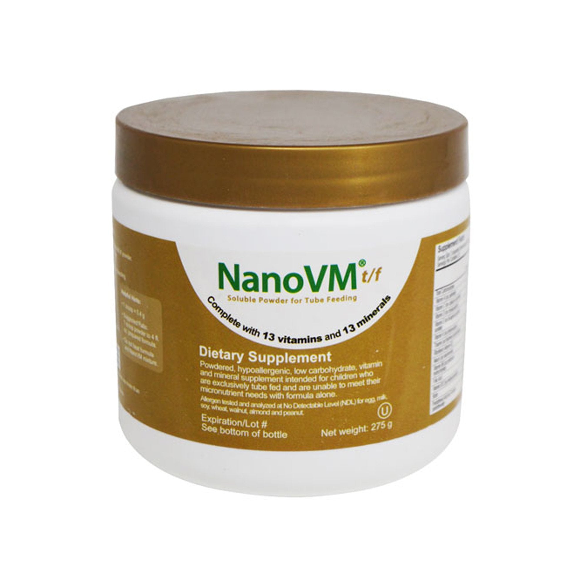 NanoVM® t/f Powder Pediatric Tube Feeding Formula, 275 Gram Jar | Each(1) | 971477_EA