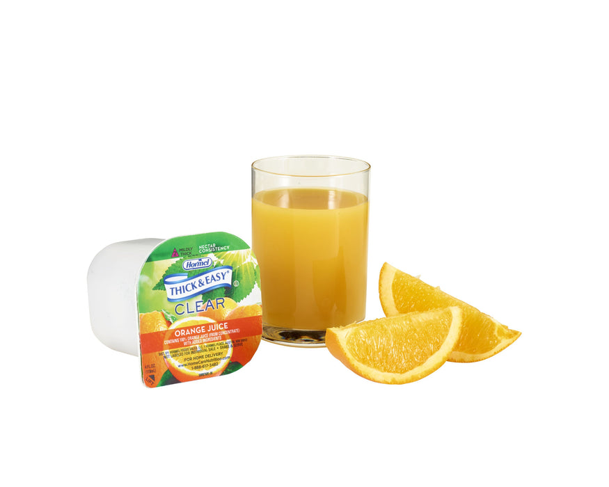 Thick & Easy® Clear Honey Consistency Orange Thickened Beverage, 4 oz. Cup