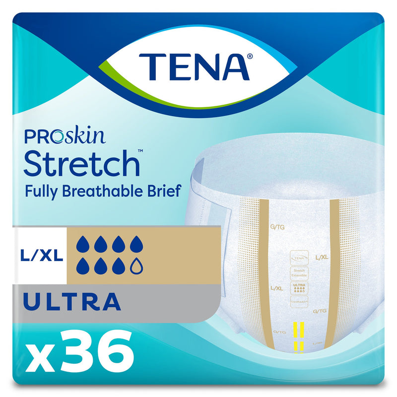 Tena® Stretch™ Ultra Incontinence Brief, Large / Extra Large | Case-72 | 871836_CS