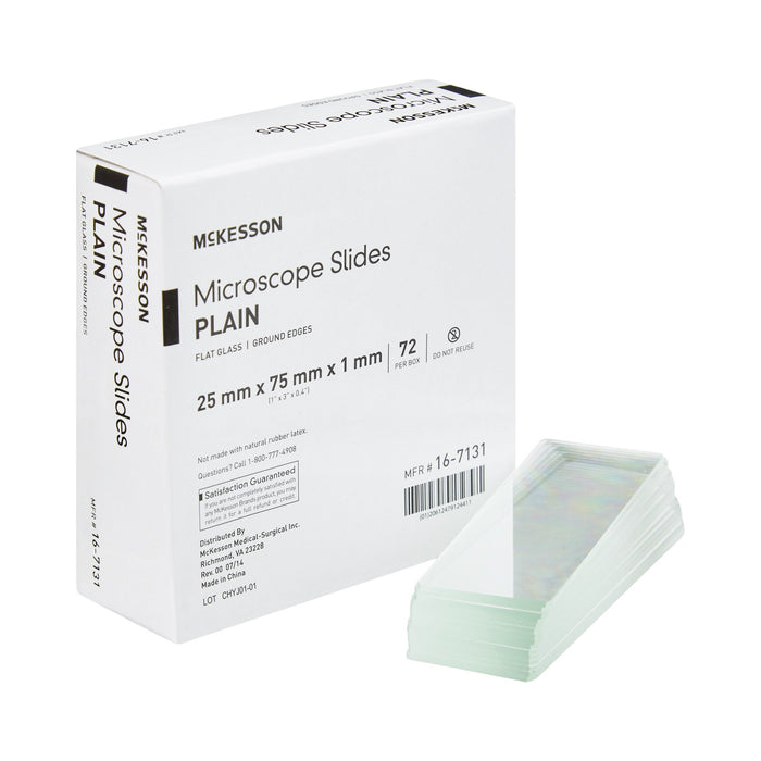 Lab & Scientific Supplies>Laboratory Glassware & Plasticware>Microscope Slides - McKesson - Wasatch Medical Supply