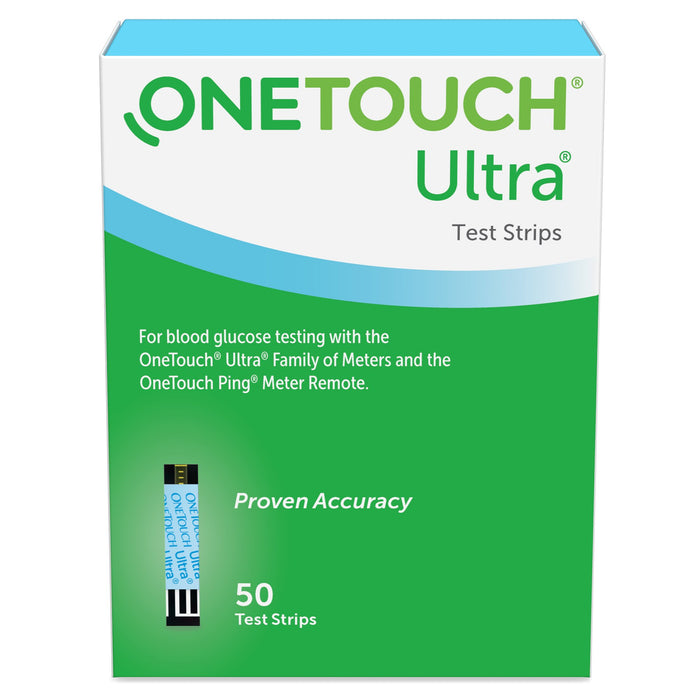 OneTouch® Ultra® Blue Blood Glucose Test Strip | Box-50 | 850708_BX