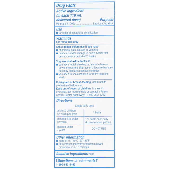 Health & Medicine>Gastrointestinal>Enemas - McKesson - Wasatch Medical Supply