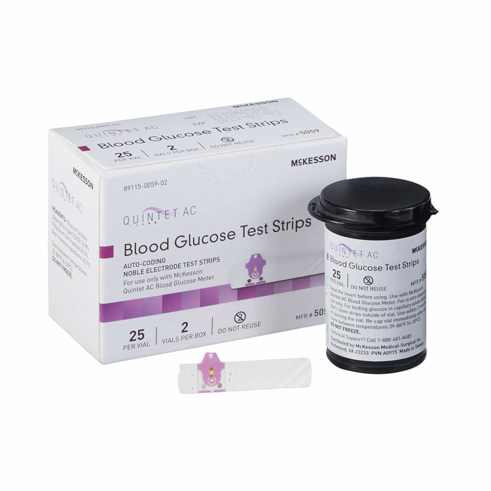 Diagnostic>Diabetes Supply>Glucose Meter Test Strips - McKesson - Wasatch Medical Supply