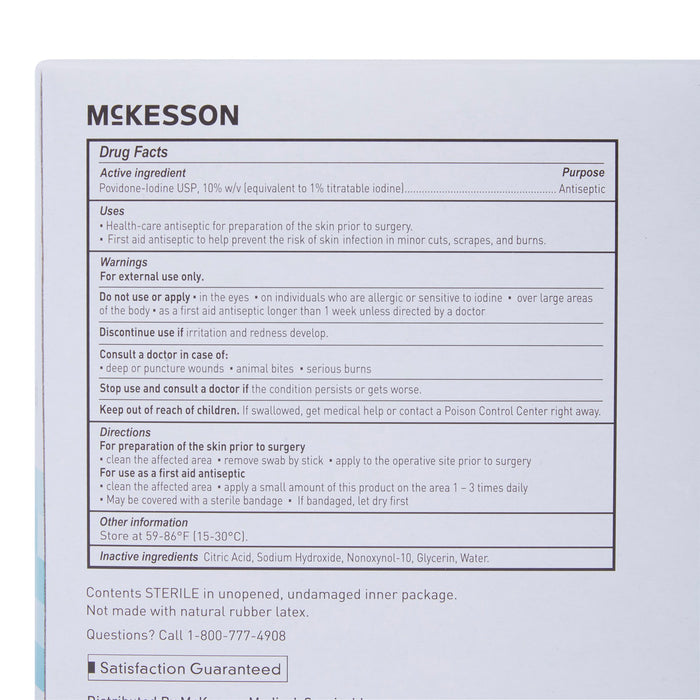 Wound Care>Wound & Skin Prep>Applicators & Swabsticks - McKesson - Wasatch Medical Supply