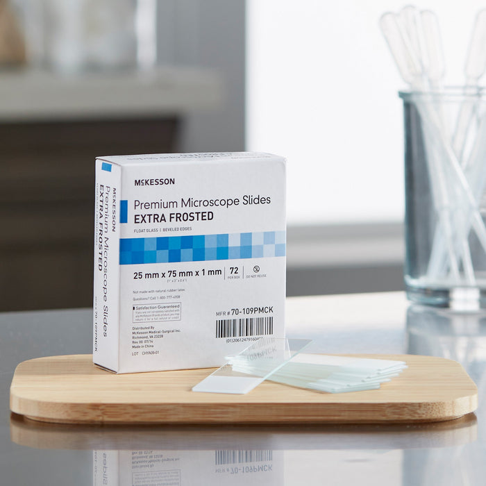 Lab & Scientific Supplies>Laboratory Glassware & Plasticware>Microscope Slides - McKesson - Wasatch Medical Supply