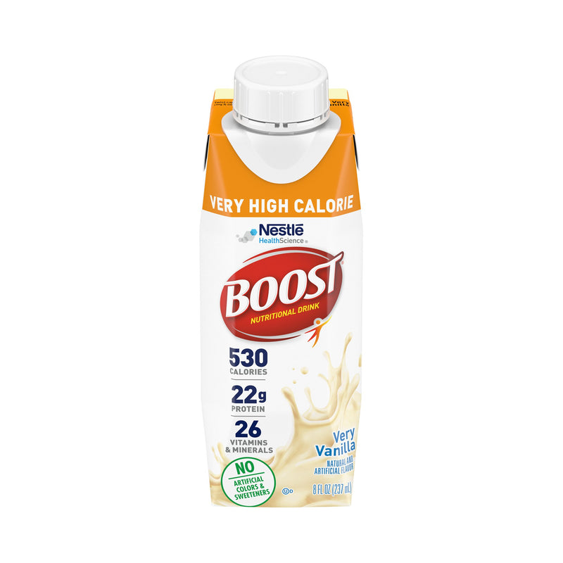 Boost® Very High Calorie Vanilla Oral Supplement, 8 oz. Carton | Case-24 | 1178522_CS