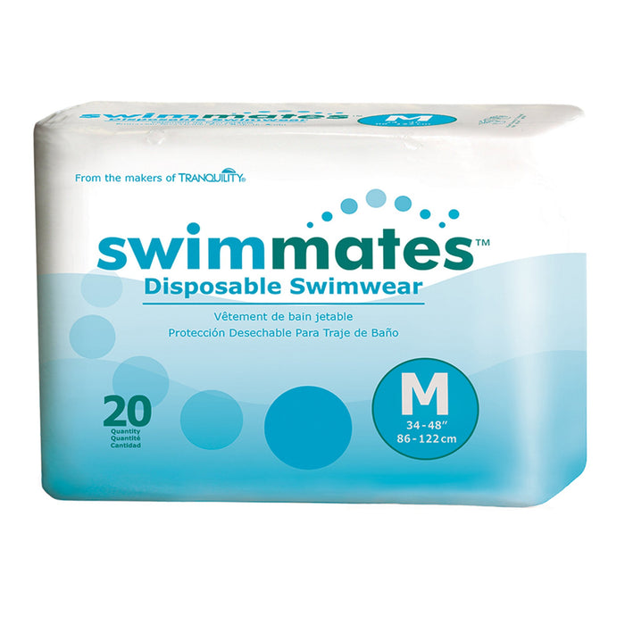 Swimmates™ Bowel Containment Swim Brief, Medium | Case-80 | 884136_CS