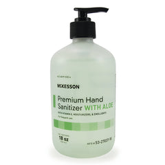McKesson Premium Hand Sanitizer with Aloe, 18 oz, Gel, Pump Bottle