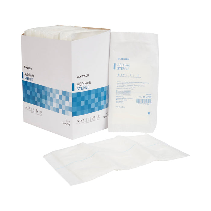 Wound Care>Gauze>ABD Gauze Pads - McKesson - Wasatch Medical Supply