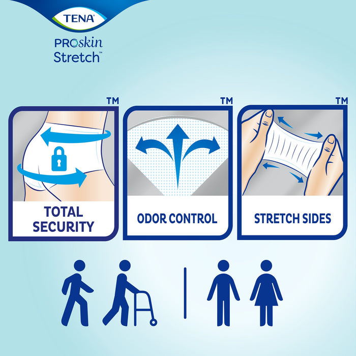 Tena® Stretch™ Ultra Incontinence Brief, Large / Extra Large