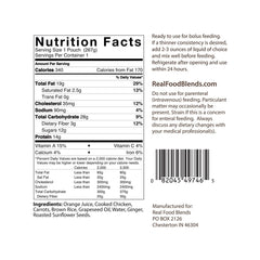 Real Food Blends™ Orange Chicken, Carrots & Brown Rice Tube Feeding Formula, 9.4 oz. Ready to Use Pouch | Each(1) | 979850_EA