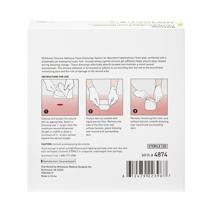 Wound Care>Wound Dressings>Foams - McKesson - Wasatch Medical Supply