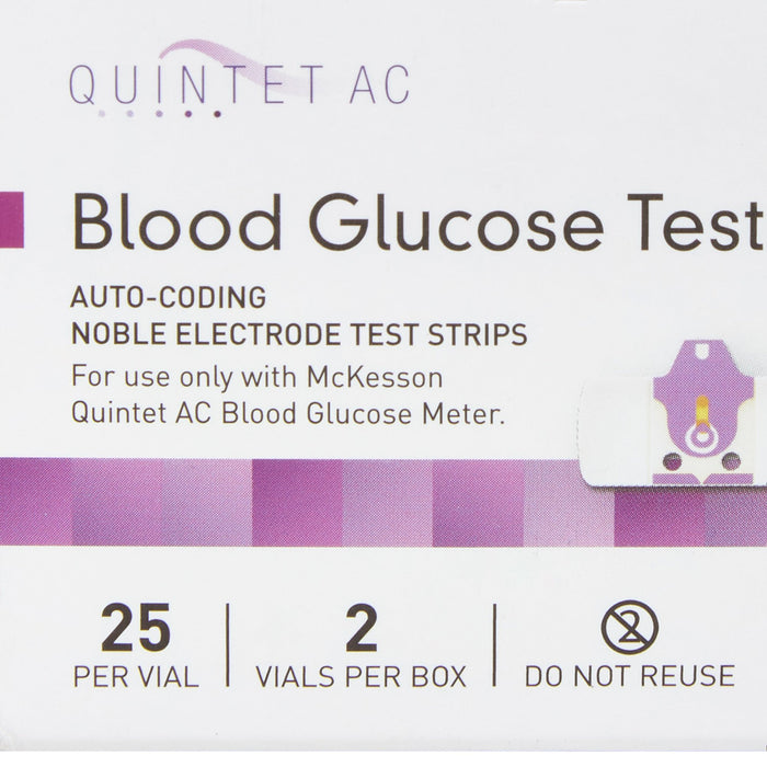 Diagnostic>Diabetes Supply>Glucose Meter Test Strips - McKesson - Wasatch Medical Supply