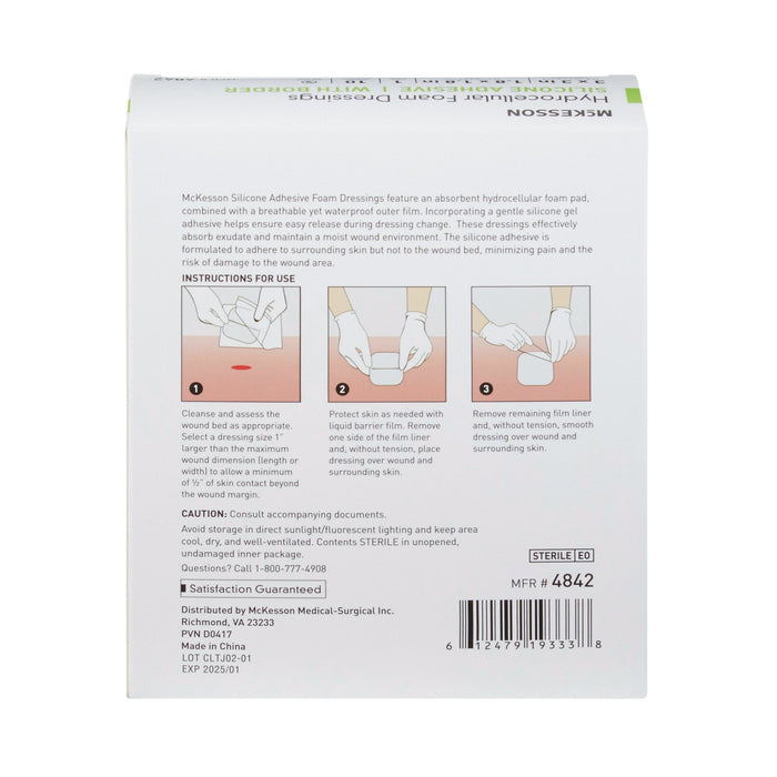 Wound Care>Wound Dressings>Foams - McKesson - Wasatch Medical Supply