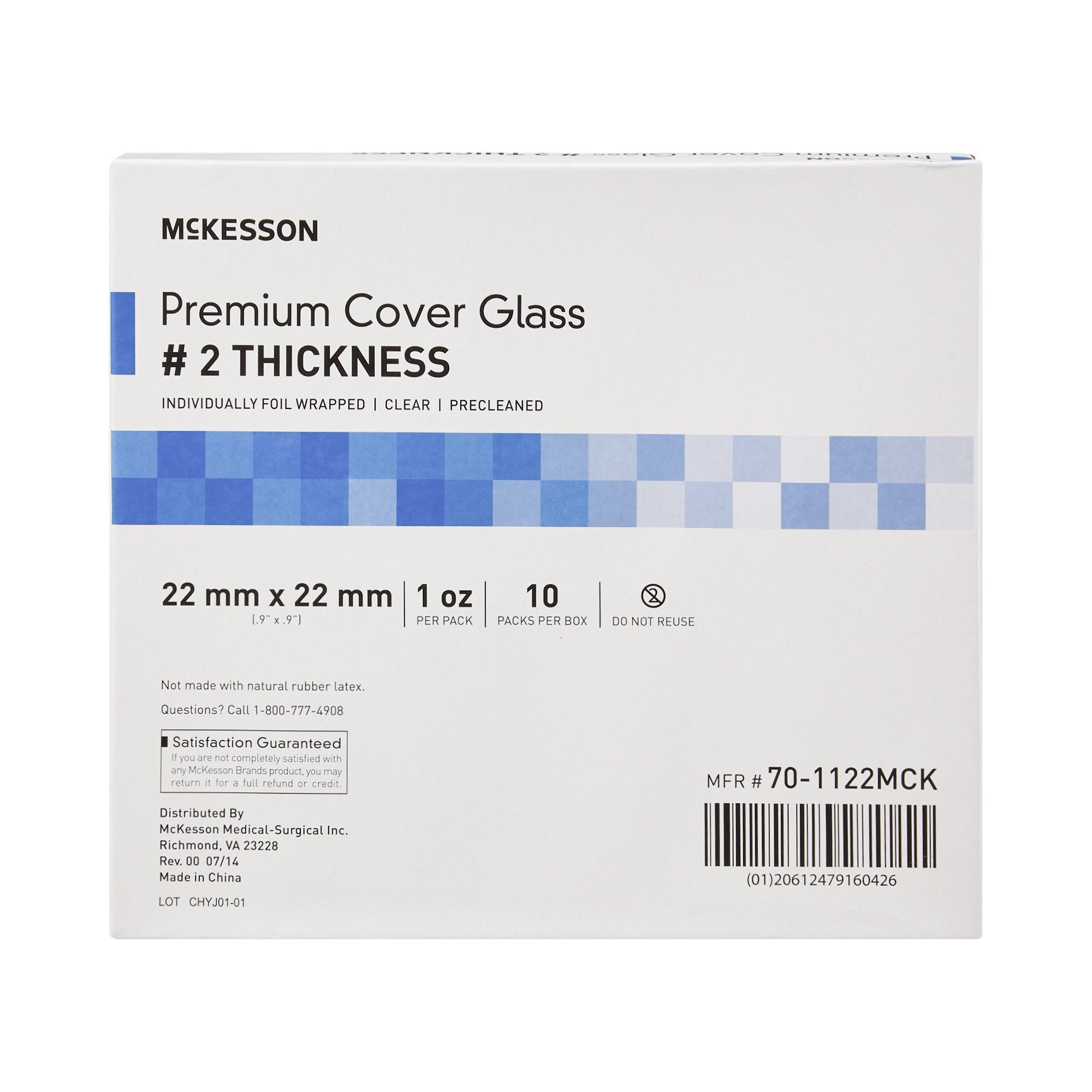 Lab & Scientific Supplies>Laboratory Glassware & Plasticware>Slide Cover Slips - McKesson - Wasatch Medical Supply