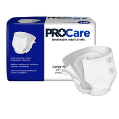 ProCare Unisex Adult Incontinence Brief, Heavy Absorbency, Blue, Large | Bag-18 | 862808_BG