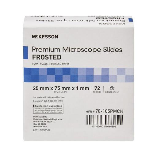 Lab & Scientific Supplies>Laboratory Glassware & Plasticware>Microscope Slides - McKesson - Wasatch Medical Supply