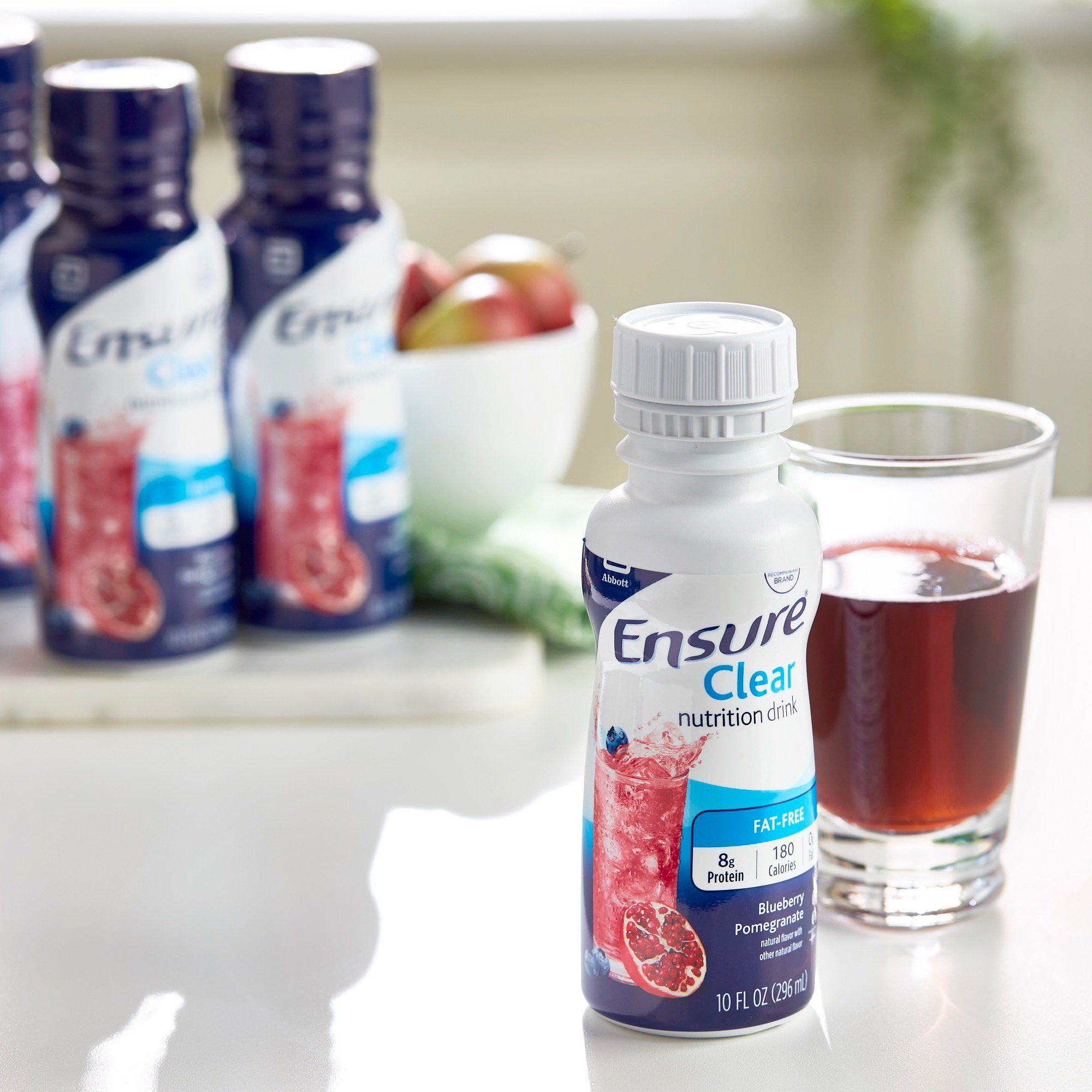 Ensure Clear Blueberry Pomegranate Flavor 10 oz. Bottle Ready to Use, 56500 - One Bottle, Other