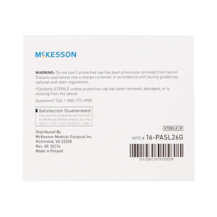 Diagnostic>Diabetes Supply>Lancets - McKesson - Wasatch Medical Supply