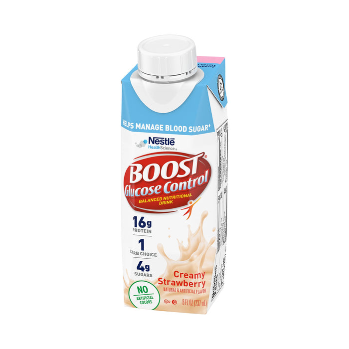 Boost® Glucose Control Strawberry Oral Supplement, 8 oz. Carton