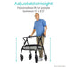 Bariatric Rollator - Vive - Wasatch Medical Supply