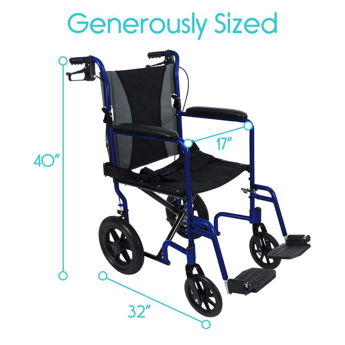 Transport Chair - Vive - Wasatch Medical Supply