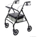 Black Bariatric Rollator - Vive - Wasatch Medical Supply