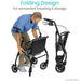 Bariatric Rollator - Vive - Wasatch Medical Supply